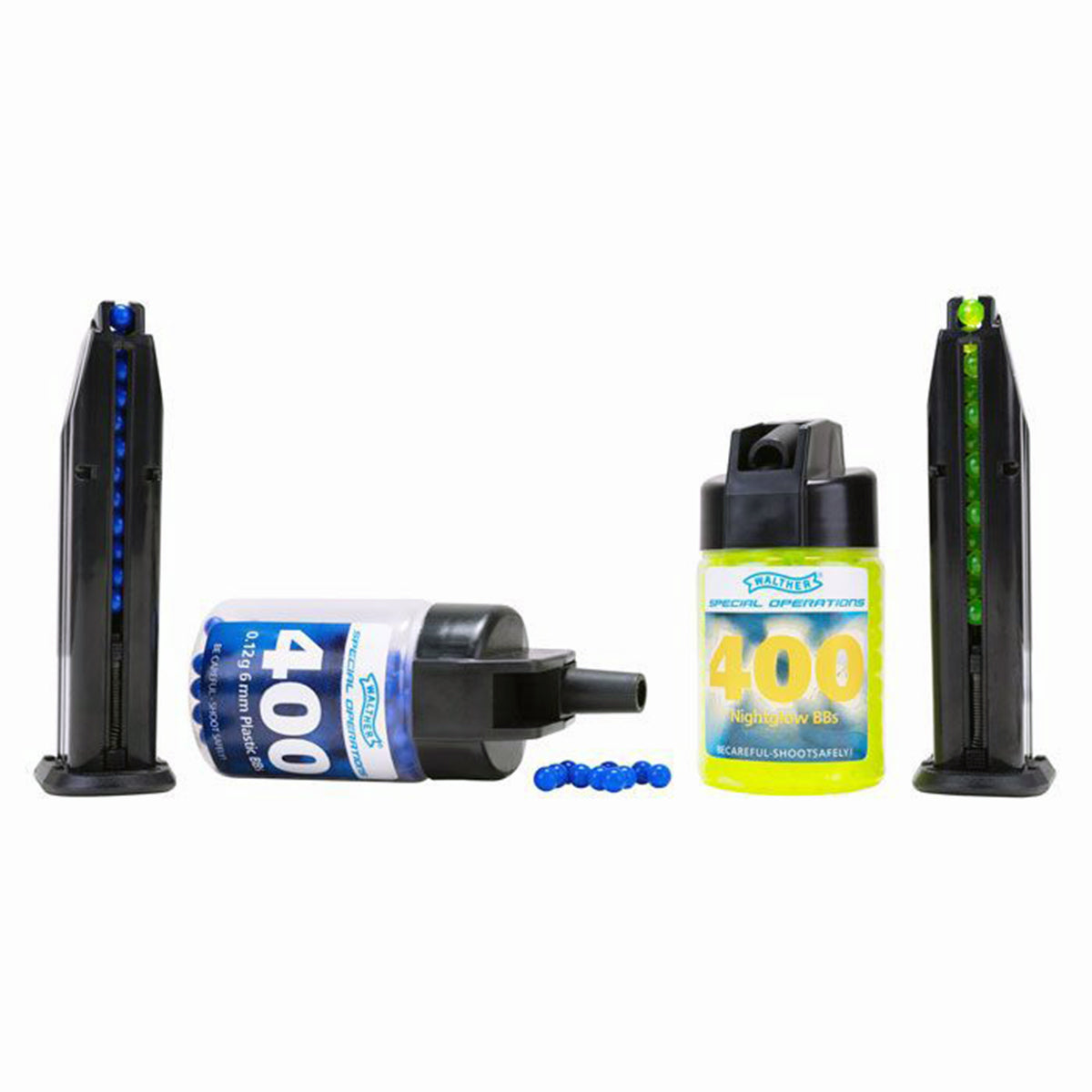 Walther PDP Compact Semi Auto Spring Airsoft Pistol Kit - Umarex