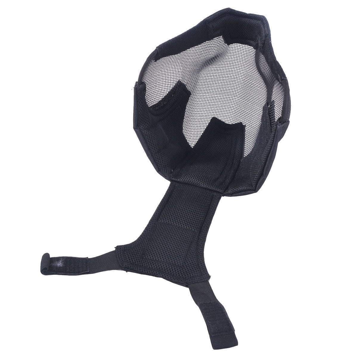 Airsportinggoods TRIMEX AIRSOFT FENCING SAFETY MESH MASK AND EARS PROTECTION BLACK