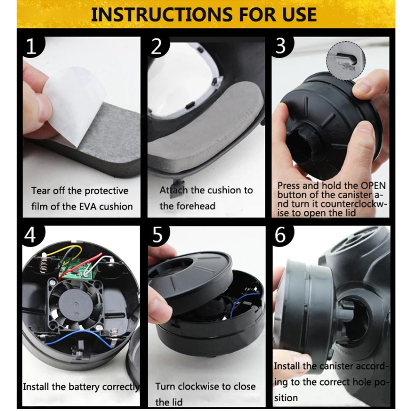Airsoft Mask Airsoft Full Face Gas Mask w/ Filtration