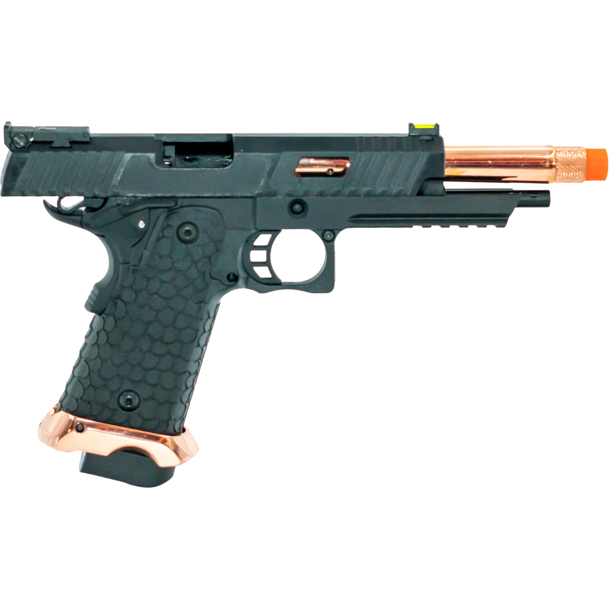 Airsoft Gas Pistol Baba Yaga Combat Master Hi-Capa 5.1 Blowback with Threaded Barrel