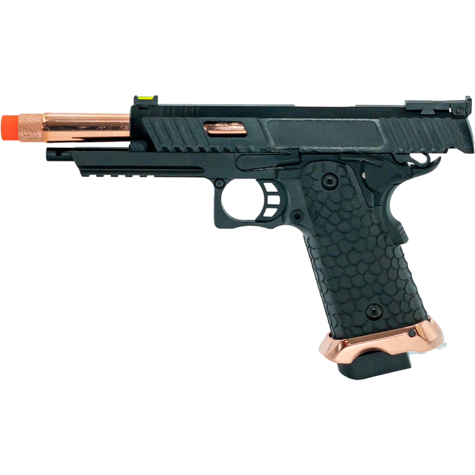 Airsoft Gas Pistol Baba Yaga Combat Master Hi-Capa 5.1 Blowback with Threaded Barrel