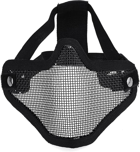 Trimex Airsoft Half Face Mask - Black