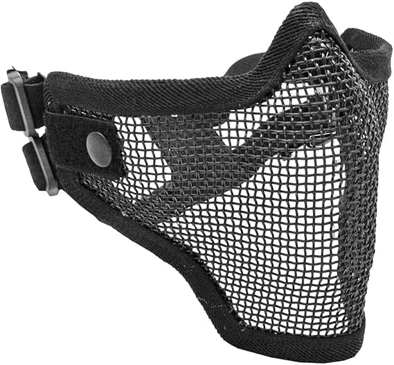 Trimex Airsoft Half Face Mask - Black