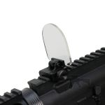 TRIMEX Airsoft Lens Protector Flip-Up Shield Guard - Fits 20mm Rails, Acrylic