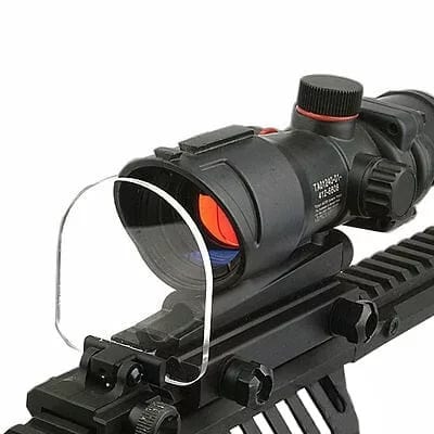 TRIMEX Airsoft Lens Protector Flip-Up Shield Guard - Fits 20mm Rails, Acrylic