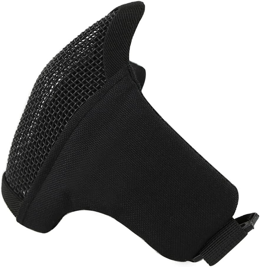 Wosport Airsoft Mask - WST Half Face Ghost Recon Steel Mesh