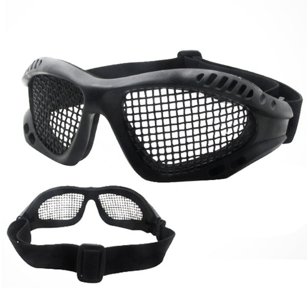 best goggles for airsoft Airsoft Metal Mesh Goggles Black