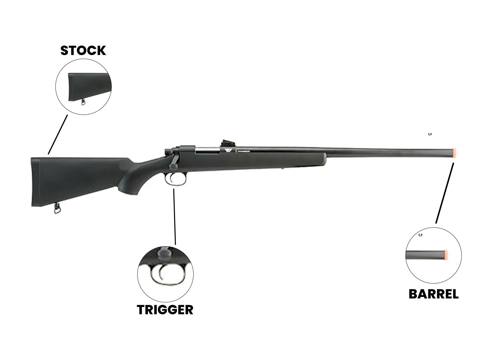 airsoft guns Airsoft Sniper Rifle BAR-10 Bolt Action - JG Works