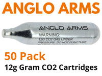 ANGLO ARMS ANGLO ARMS 12g CO2 Cartridge Set - 50-Pack