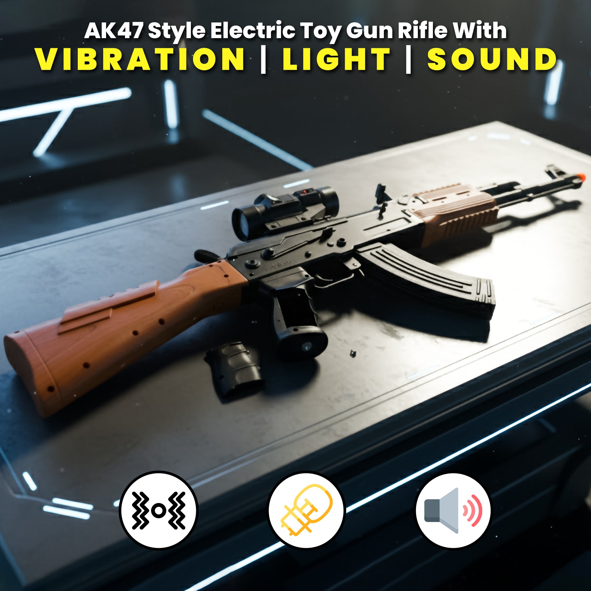 Airsoft Toy Gun Army Force Vibrational Automatic Airsoft Rifle Toy Gun