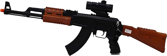 TRIMEX ARMY FORCE VIBRATIONAL AUTOMATIC RIFLE TOY GUN AK-7744B