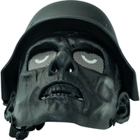 Airsoft Mask Army Zombie Airsoft Mask Black - Halloween Mask