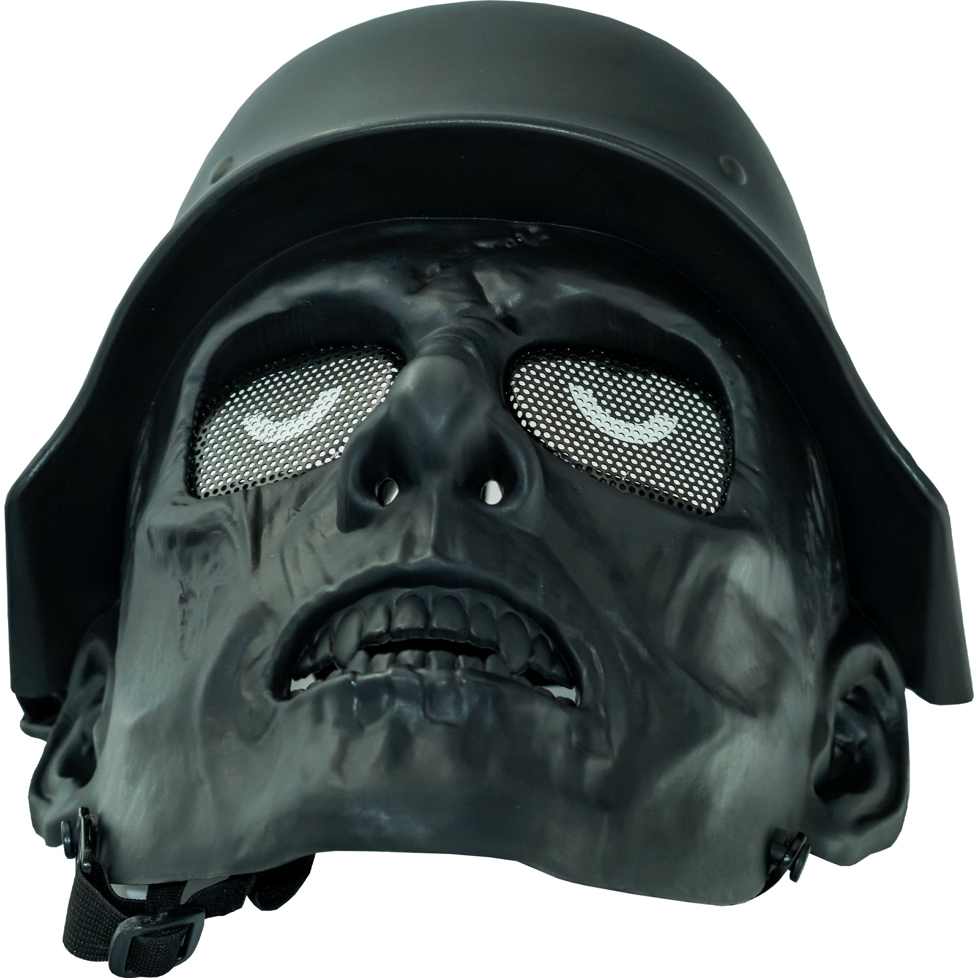 Airsoft Mask Army Zombie Airsoft Mask Black - Halloween Mask