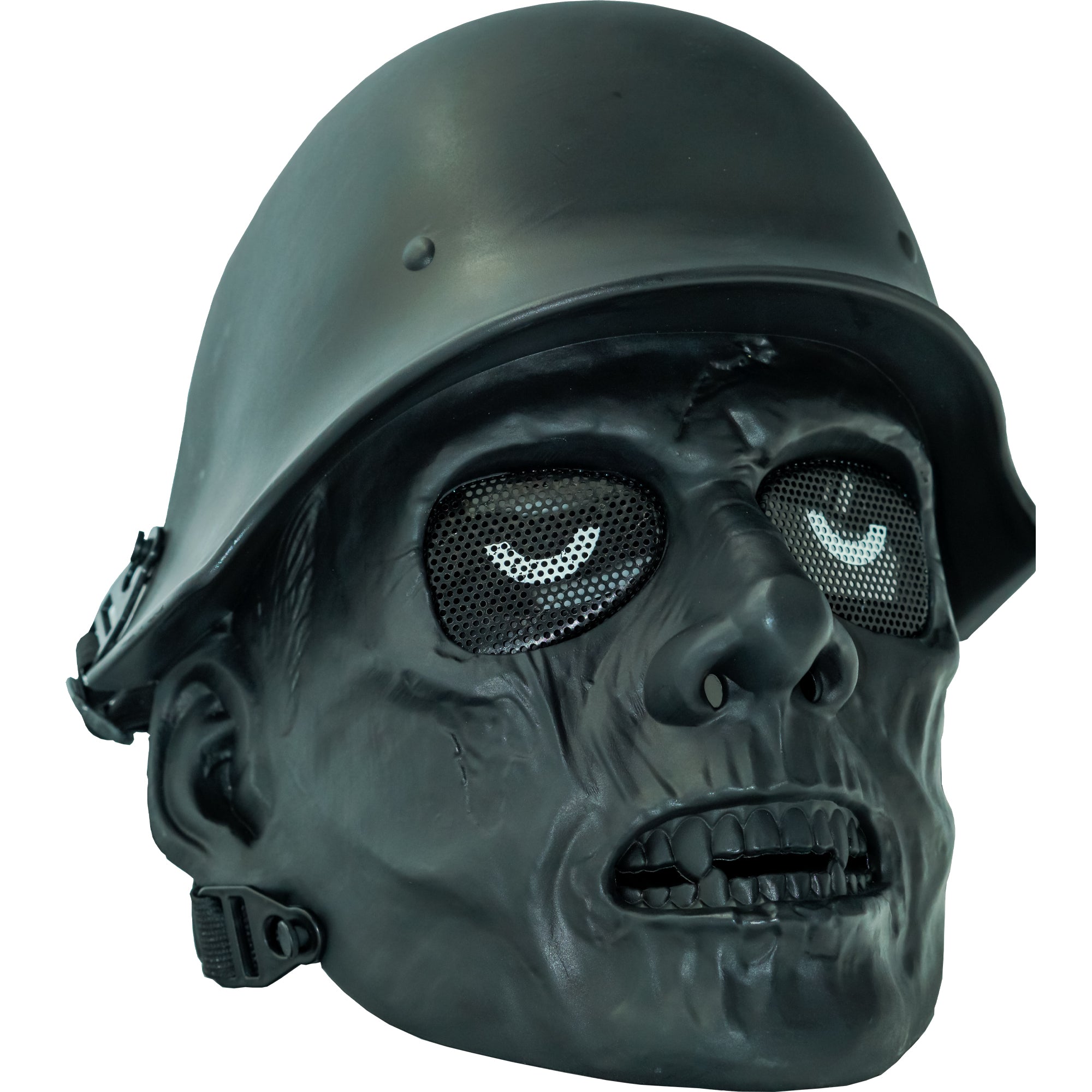Airsoft Mask Army Zombie Airsoft Mask Black - Halloween Mask