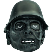 Airsoft Mask Army Zombie Airsoft Mask Black - Halloween Mask