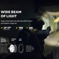 Flashlight Armytek Buckler M1 Pistol-Mounted Tactical Flashlight – 700 Lumens