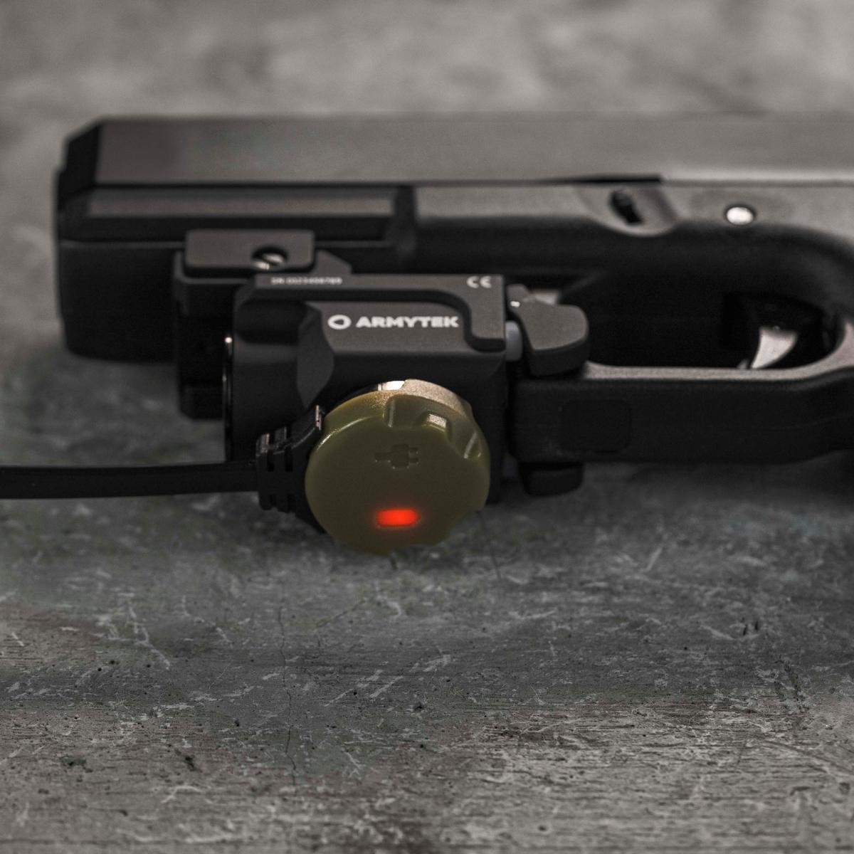 Flashlight Armytek Buckler M1 Pistol-Mounted Tactical Flashlight – 700 Lumens
