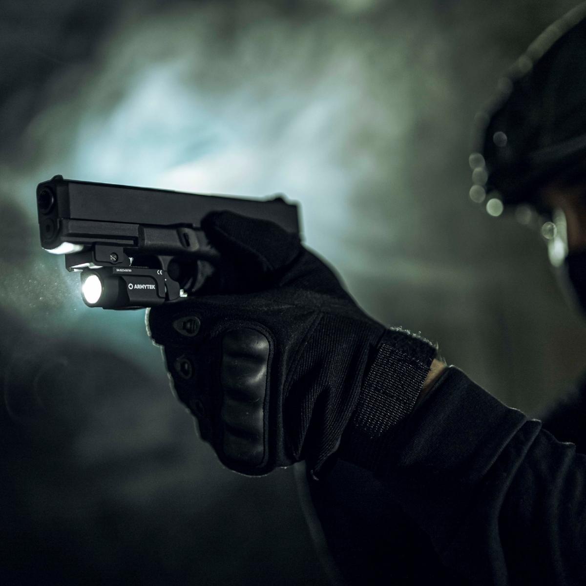 Flashlight Armytek Buckler M1 Pistol-Mounted Tactical Flashlight – 700 Lumens