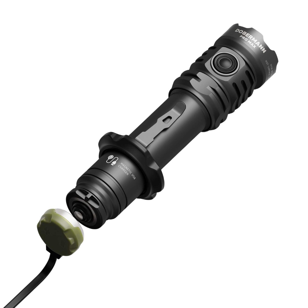 Flashlight Armytek Dobermann Pro Max 3000 Lumens Rechargeable Tactical Flashlight