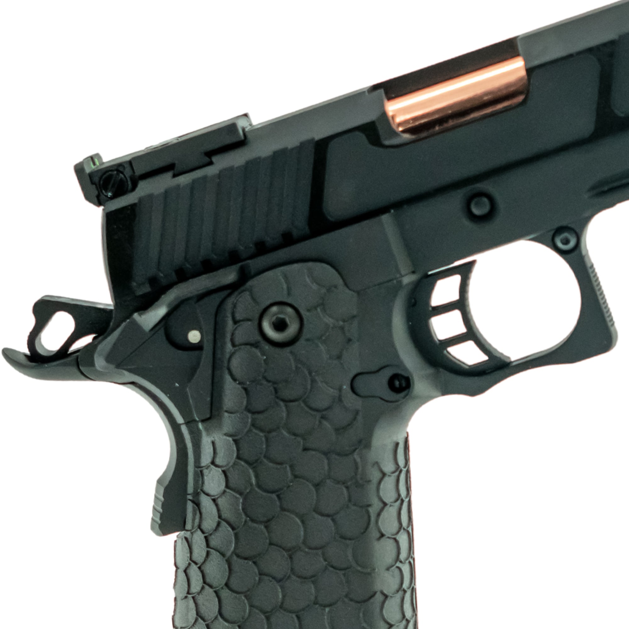 CO2 Air Gun Baba Yaga Blowback CO2 Air Pistol Fully Metal Gold Barrel - L45-21051X