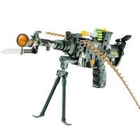 Airsoft Toy Gun Battery Operated Military Toy Machine Gun for Kids with Light, Sound and Moving Barrel