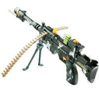 Airsoft Toy Gun Battery Operated Military Toy Machine Gun for Kids with Light, Sound and Moving Barrel