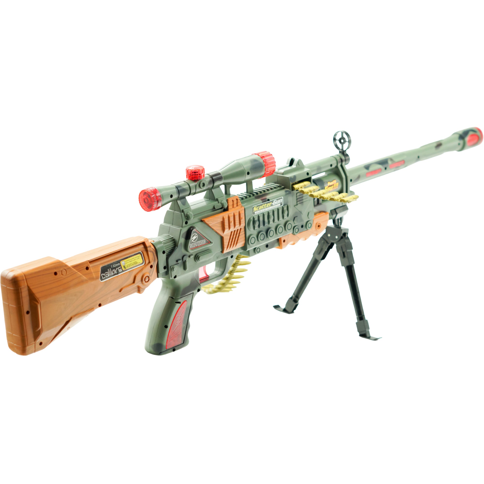 Battery Powered Toy Gun for Kids with Sound, Light and Vibration Battery Powered Toy Gun for Kids with Sound, Light and Vibration