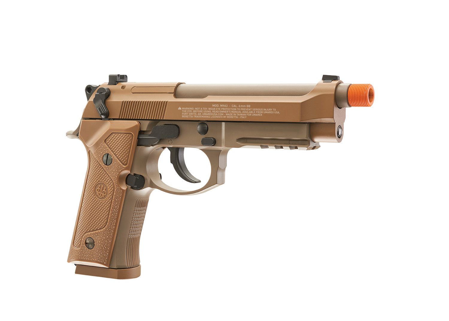 AIRSOFT CO2 PISTOLS, AIRSOFT PISTOLS" Beretta Blowback Full Auto Airsoft Pistol - 6mm BB, CO2 Powered
