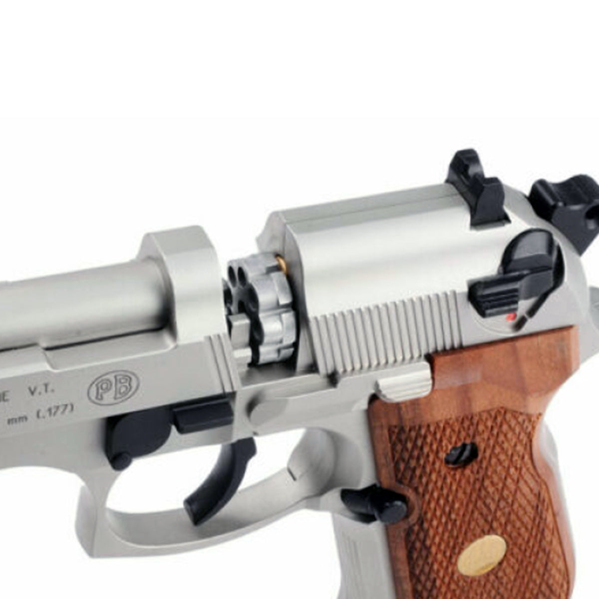 CO2 Air Gun Beretta M 92 FS .177 CO2 Pistol - Nickel