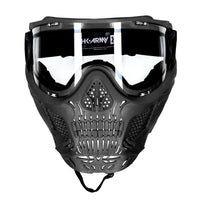 HK Army HSTL Skull Full Face Goggle - Black w/ Clear Anti-Fog Lens