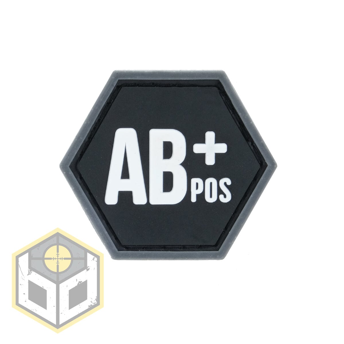 Airsportinggoods BALLISTIC DESIGNS BLOOD GROUP AB+ BALLISTIC HEX PATCH BH00122