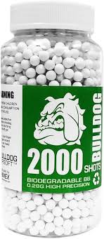 BULLDOG Bulldog 2000 Biodegradable .28g Airsoft BB Pellet