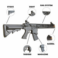 Airsoft AEG Rifle Bulldog 8M2006 Mamba AEG Airsoft Rifle