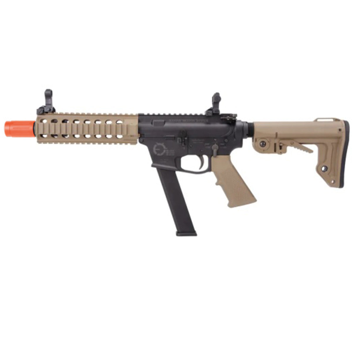 Airsoft AEG Rifle Bulldog 9mm GBB Airsoft Rifle Black/FDE