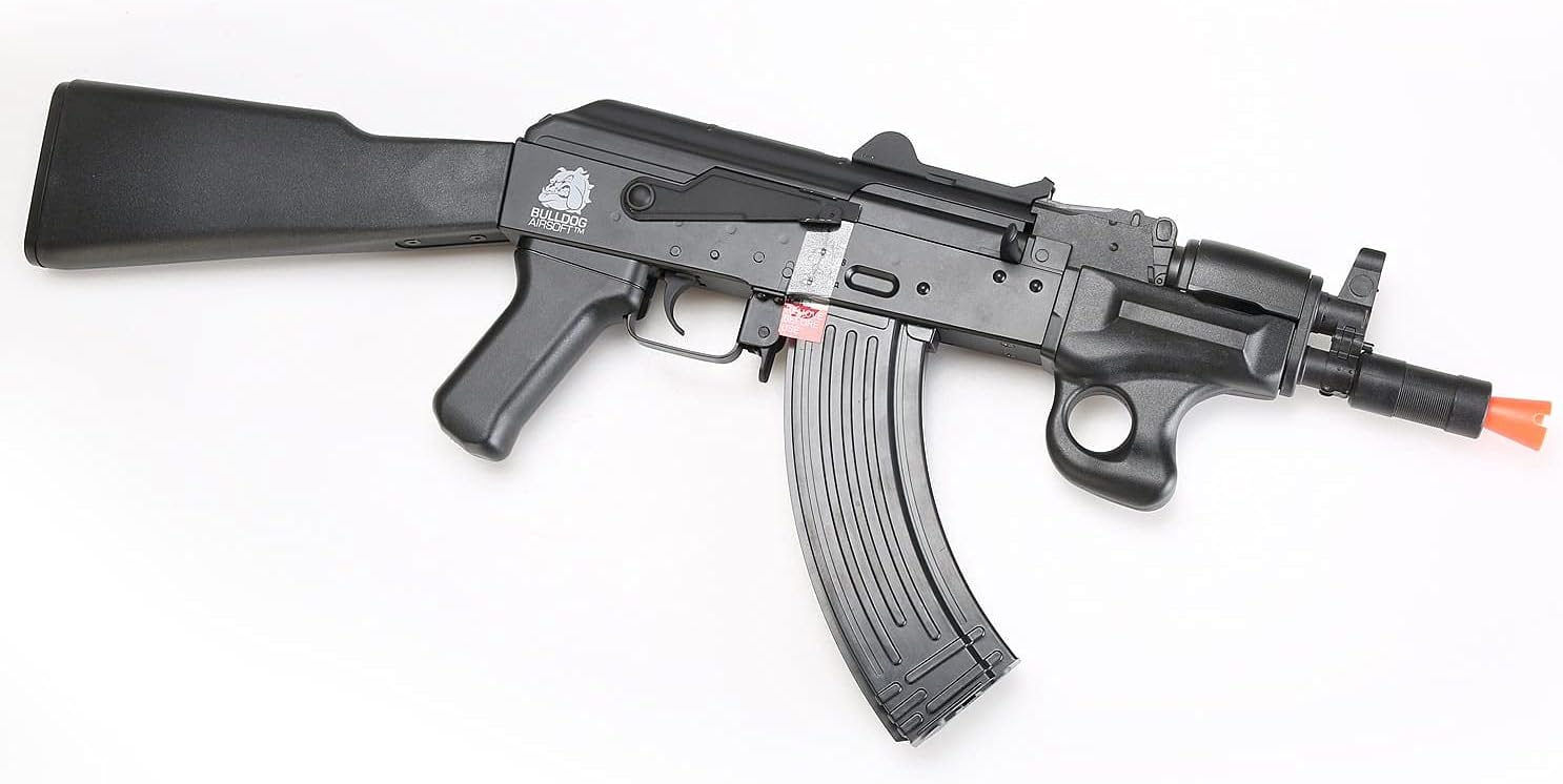 BULLDOG Bulldog Airsoft AK-47 Style SR47 AEG Rifle - Semi/Full Auto Electric with 120-Round Magazine