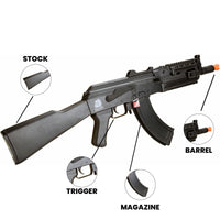 Airsoft AEG Rifle Bulldog Airsoft AK-47 Style SR47 AEG Rifle