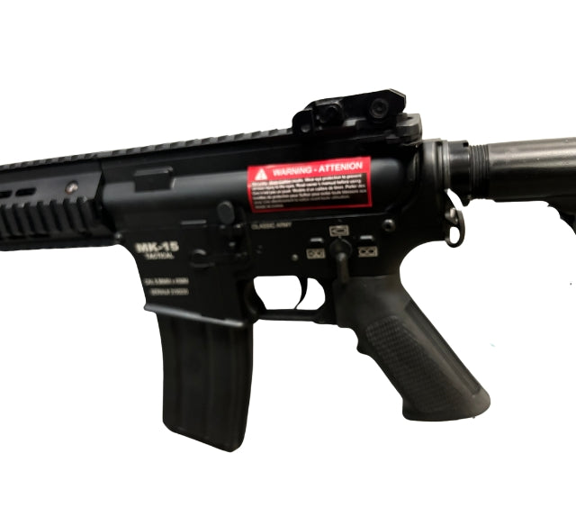 Classic Army Classic Army M4 MK-15 AEG Rifle with Adjustable Stock (Black)