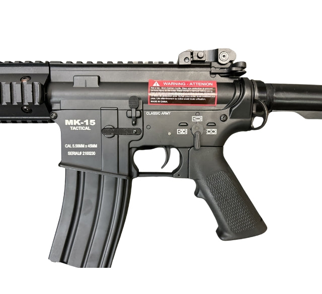 Classic Army Classic Army M4 MK-15 AEG Rifle with Adjustable Stock (Black)