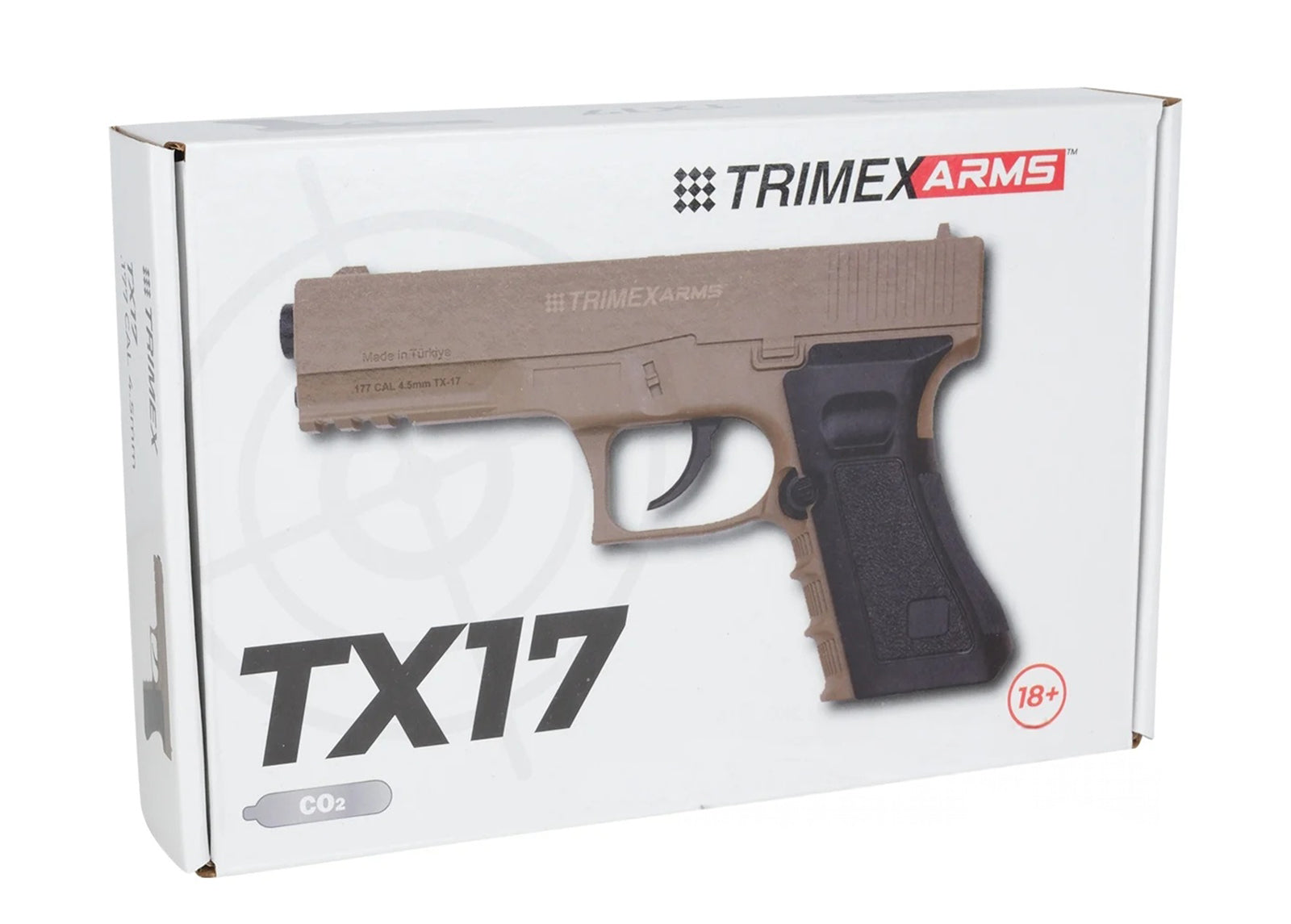 Air Guns CO₂ Air Pistol TX17 4.5mm Tan - Trimex Arms