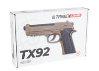 Air Guns CO₂ Air Pistol TX92 Full Metal  4.5MM TAN - Trimex Arms