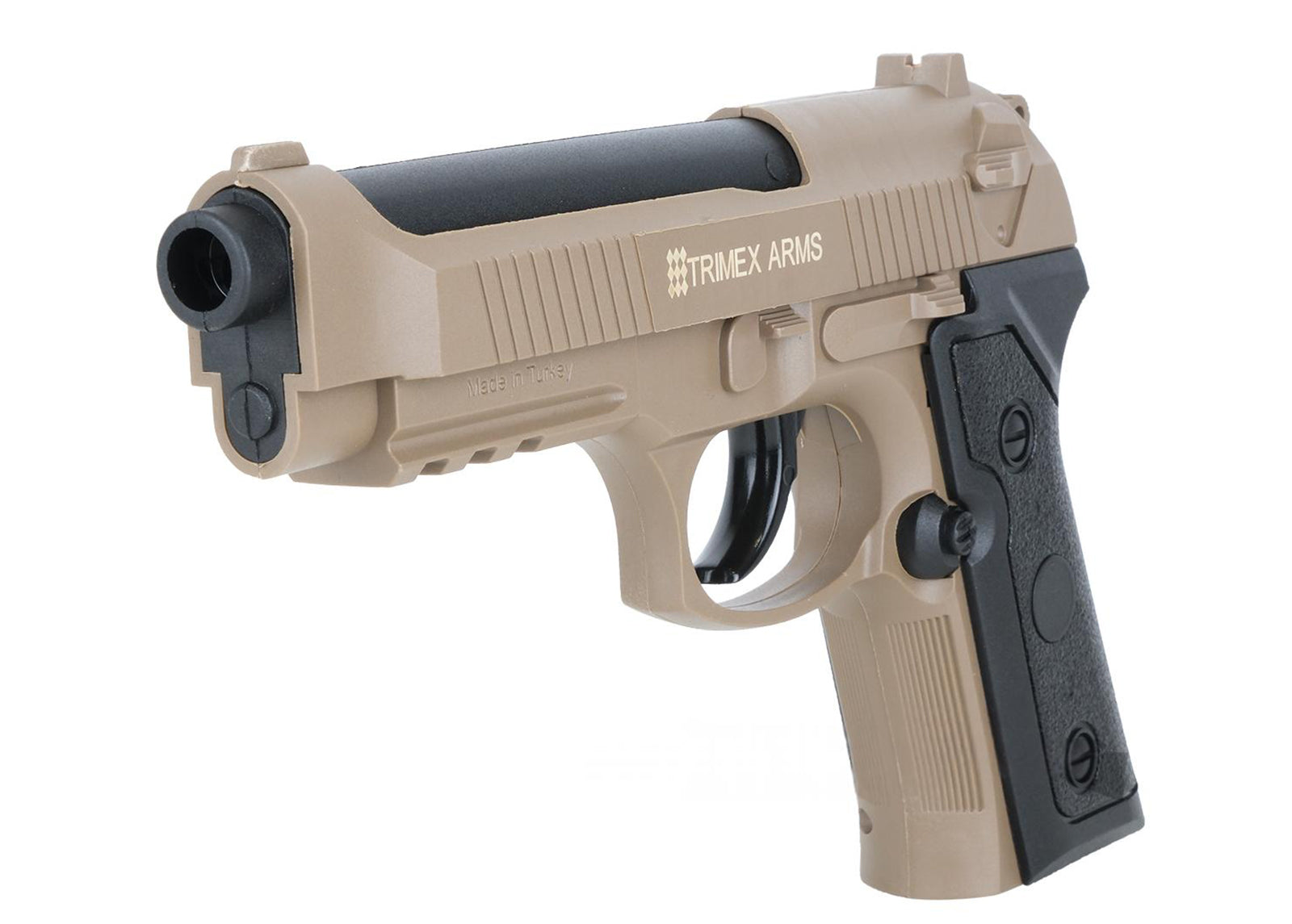 Air Guns CO₂ Air Pistol TX92 Full Metal  4.5MM TAN - Trimex Arms