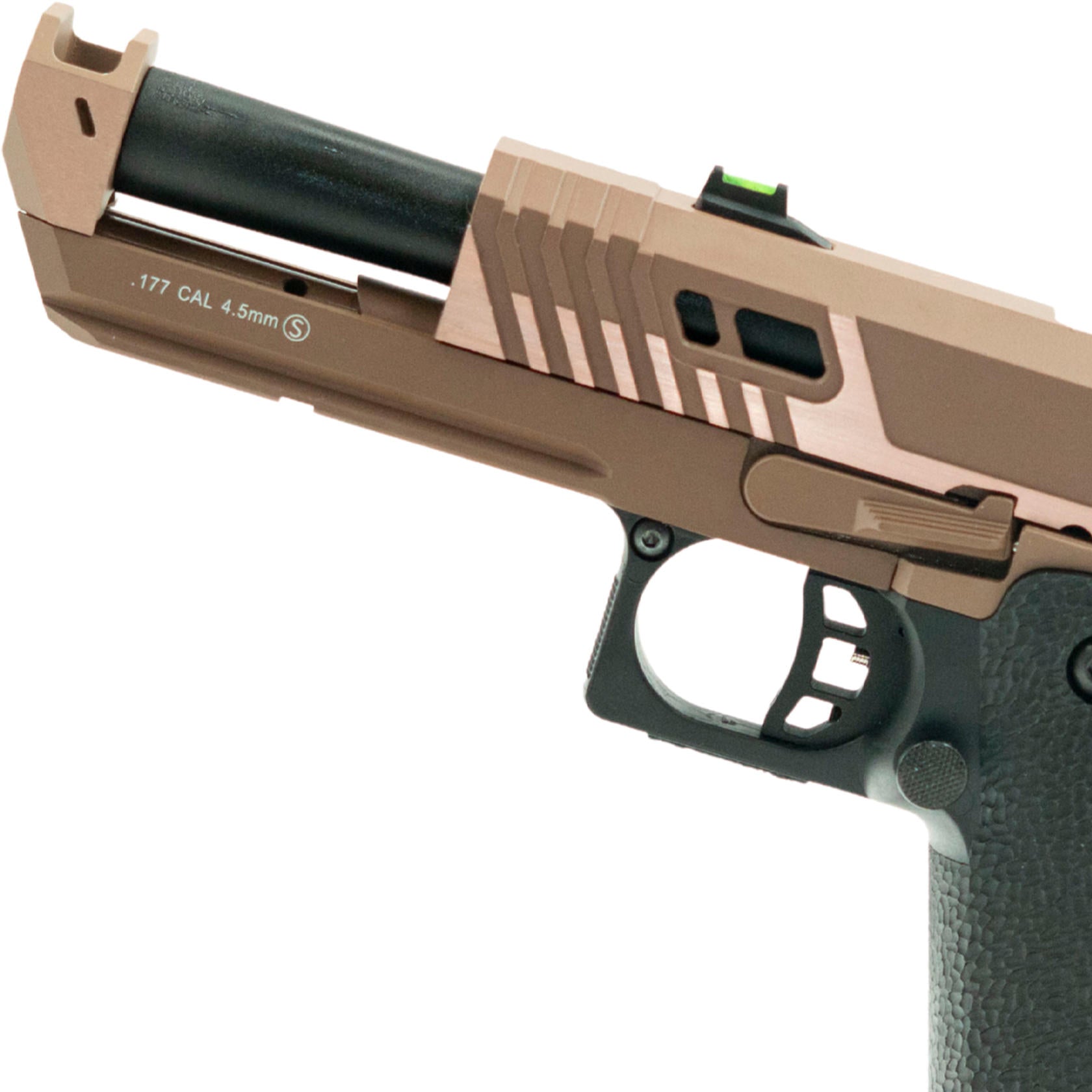 SRC Sahara Viper Semi Auto CO2 Air Pistol with BB Loader - L45-21067X-DT-LMQB