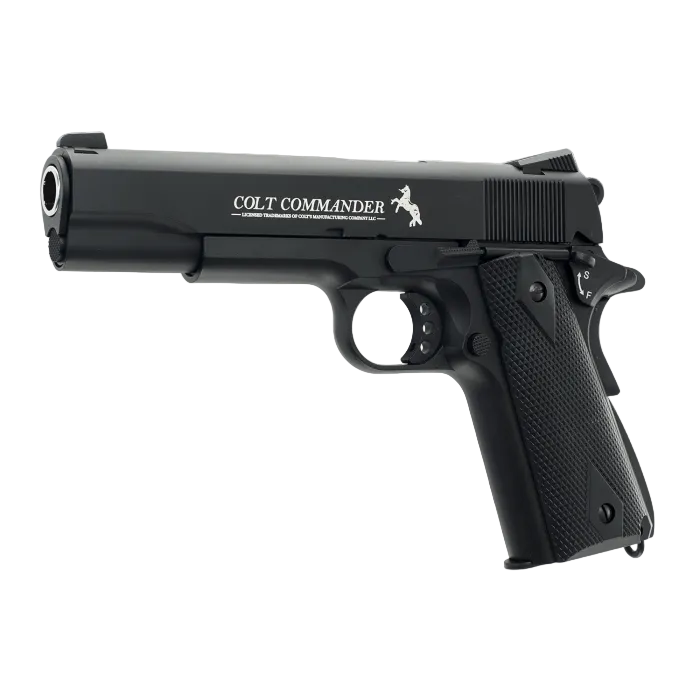 CO2 Air Pistol COLT COMMANDER BLOWBACK CO2 Air Pistol .177 Steel BB Gun