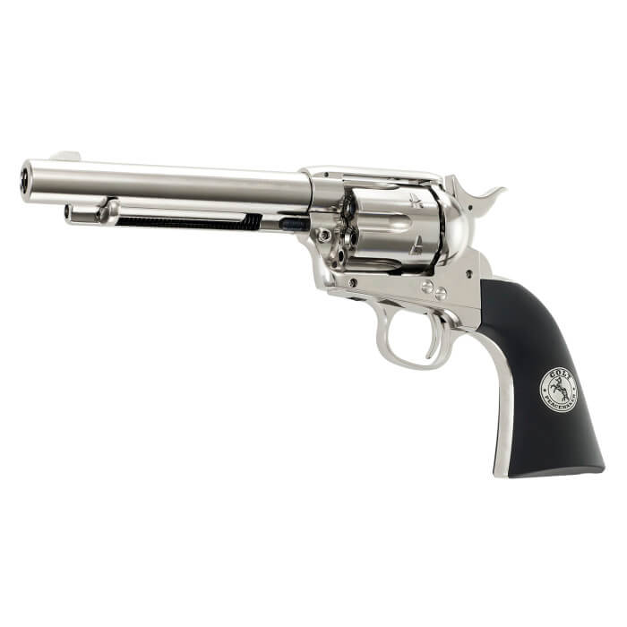 Colt Colt Peacemaker 45 Single Action Nickel Air Revolver CO2 Pellets 0.177 Cal 4.5mm