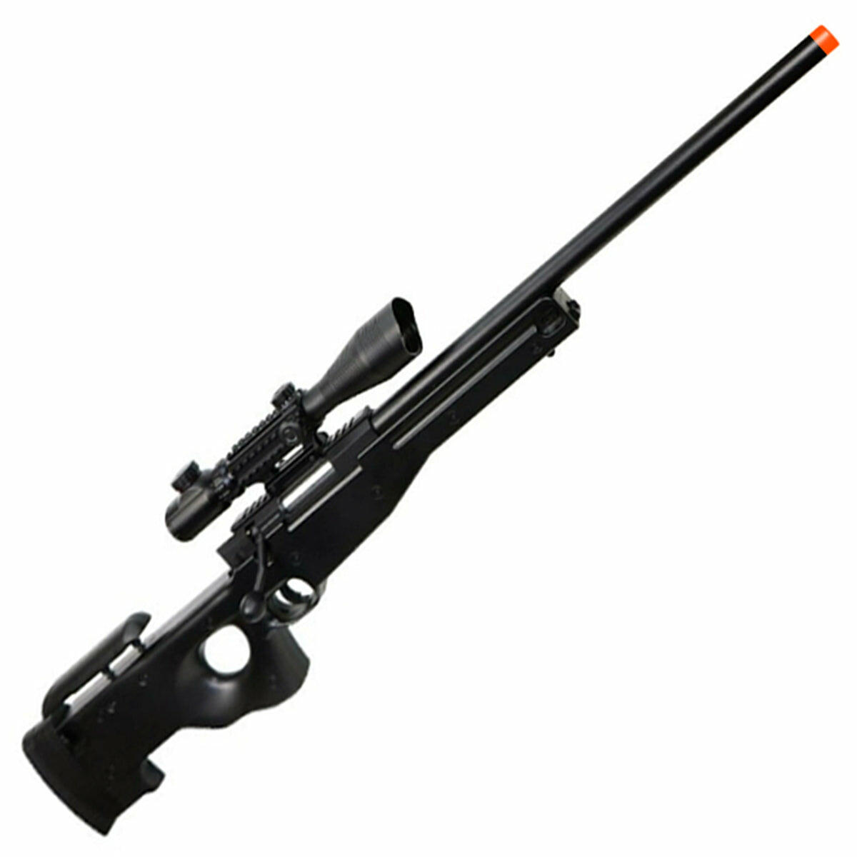 Airsoft Sniper Rifle Double Eagle M57 Airsoft Sniper Rifle Bundle w/ Scope, Carry Bag, BBs & Goggles