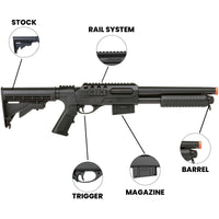 Airsoft Shotgun Double Eagle Pump Action Spring Powered Airsoft Shotgun