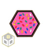 Doughnut Ballistic Hex Patch, PVC, 1.5" x 1.5"