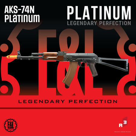 Airsoft Rifle E&L AKS-74N Platinum AEG AK Airsoft Electric Rifle - Umarex