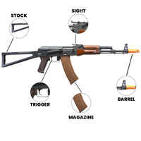 Airsoft Rifle E&L AKS-74N Platinum AEG AK Airsoft Electric Rifle - Umarex