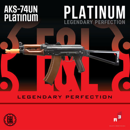 Airsoft Rifle E&L AKS-74UN Platinum AK AEG Airsoft Electric rifle - Umarex